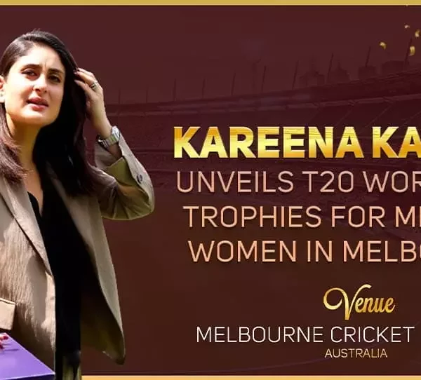 Kareena Kapoor unveils T20 World Cup trophies Event in Melbourne